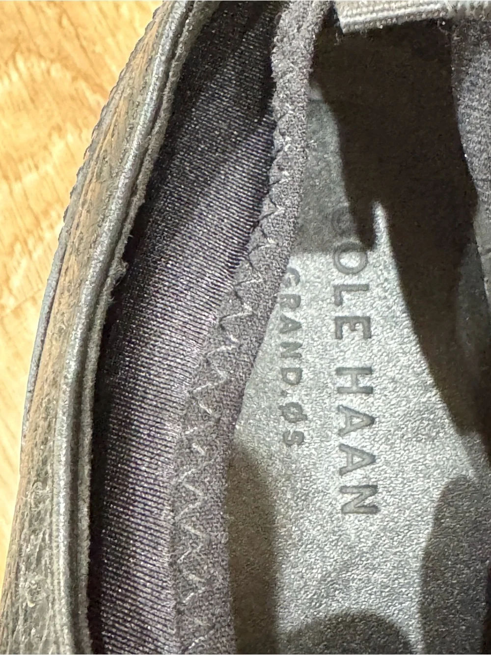 Cole Haan Original Grand Wingtip Oxford Black Leather Shoes Men’s 10.5M
